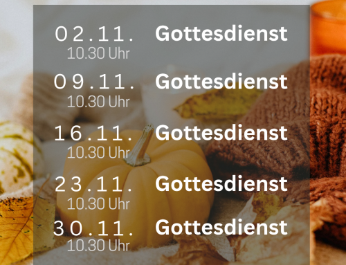 Gottesdienste im November